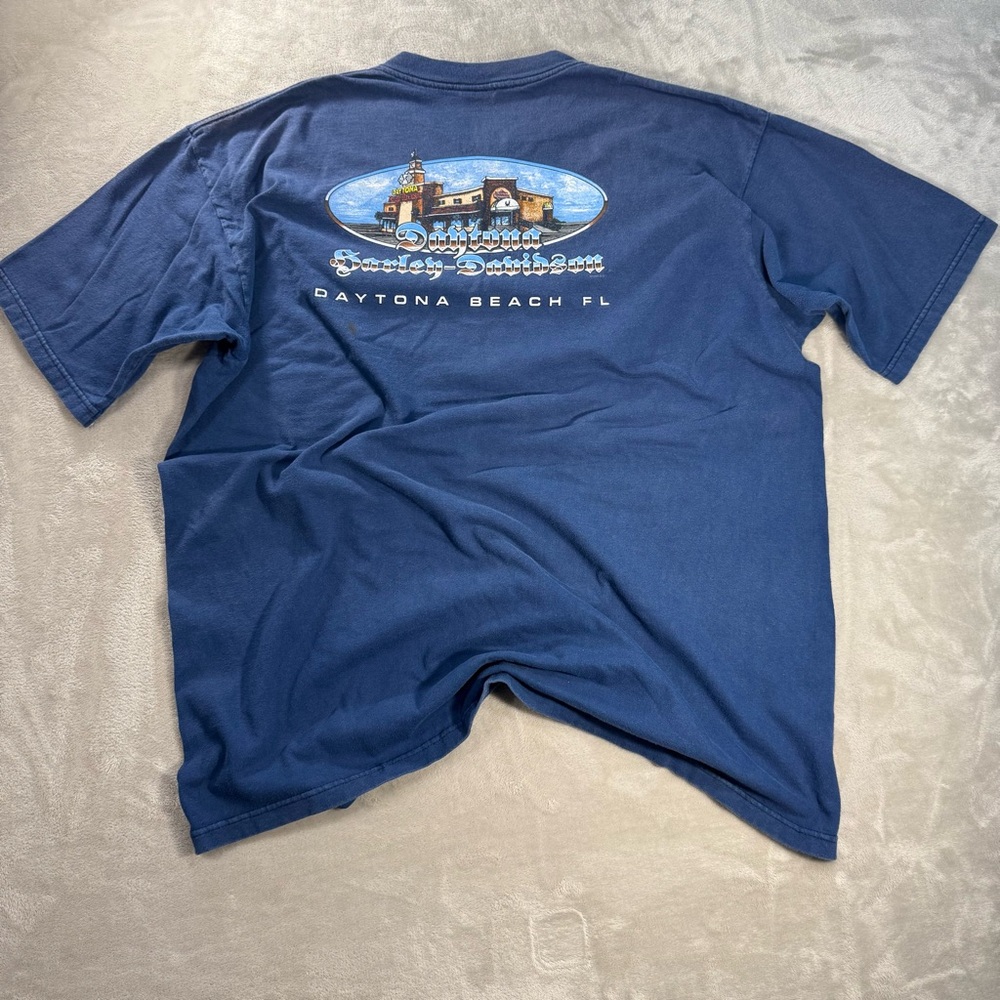 Vintage Harley Davidson Daytona Beach FL Shirt Men's Sz 2XL USA Made